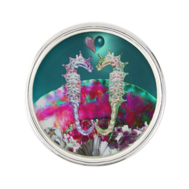 Seahorses in Love Pin (Front)