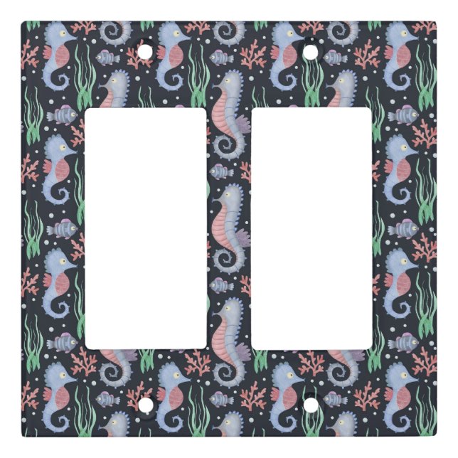 Seahorses Light Switch Cover (Front)