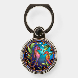 Seahorses Orange-Purple Duo Phone Grip