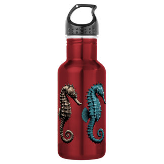 Seahorses  stainless steel water bottle