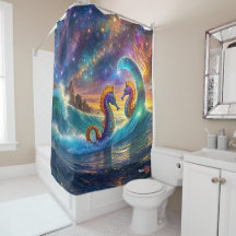 Seahorses Under The Stars Design by Rich AMeN Gill