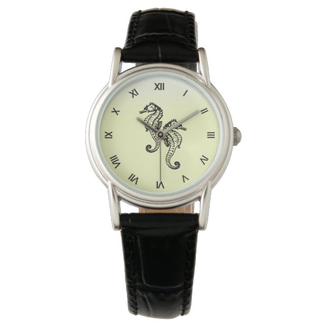 Seahorses Yellow Watch (Front)
