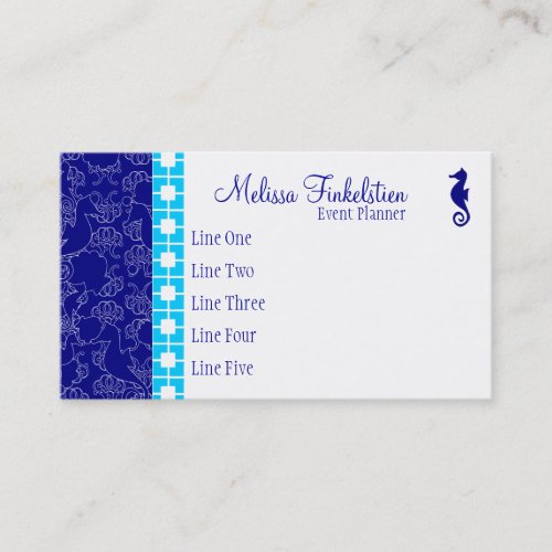 Seahorsing Around Business Card Templates