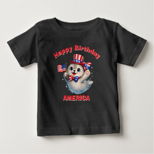 Seal (5ad) Patriotic Kid T-Shirt