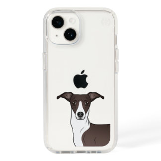 Seal And White Italian Greyhound Dog Head Speck iPhone 14 Case