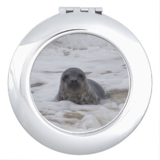 Seal - Animal Color Photo Round Compact Mirror