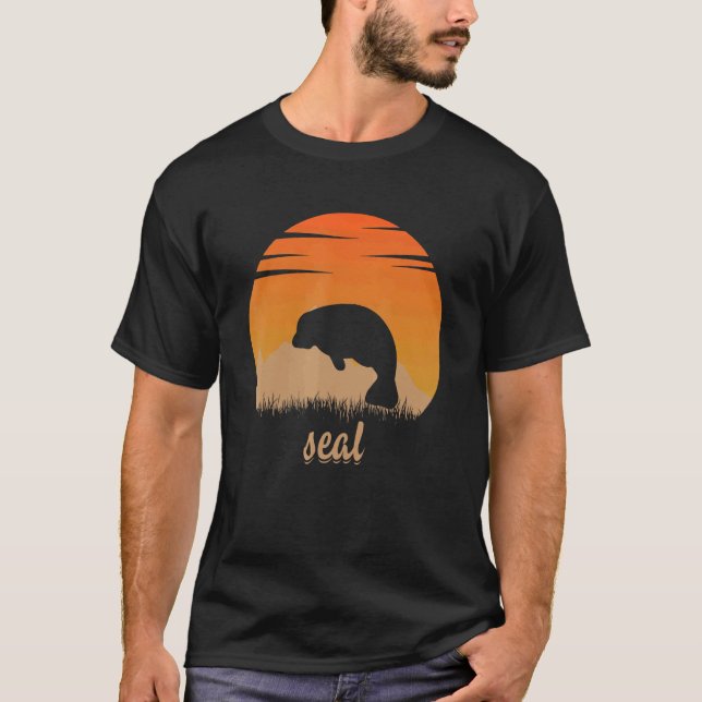 Seal Animal Hot In The Mounta In Nature T-Shirt (Front)