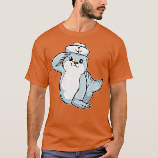 Seal as Sailor with Hat 1 T-Shirt