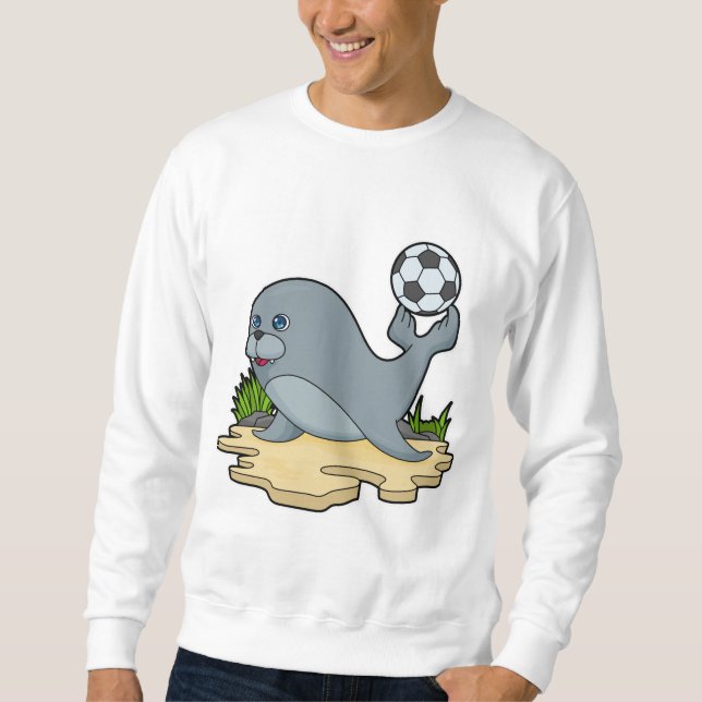 Seal as Soccer player with Soccer Sweatshirt (Front)