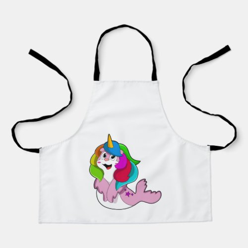 Seal as Unicorn Apron