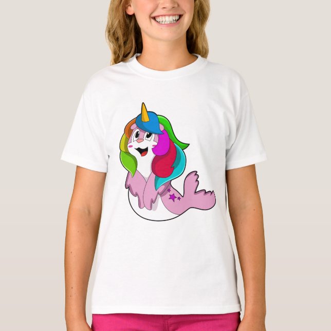 Seal as Unicorn T-Shirt (Front)