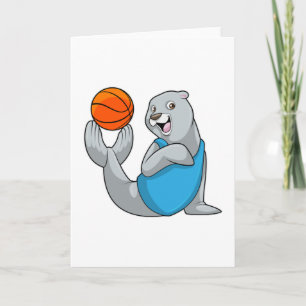 Seal at Basketball Sports Card