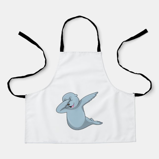 Seal at Hip Hop Dance Dab Apron (Front)