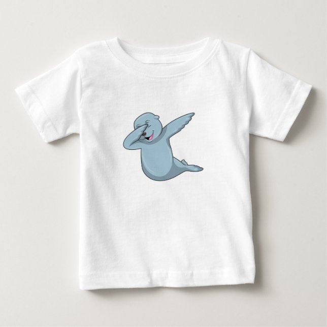 Seal at Hip Hop Dance Dab Baby T-Shirt (Front)