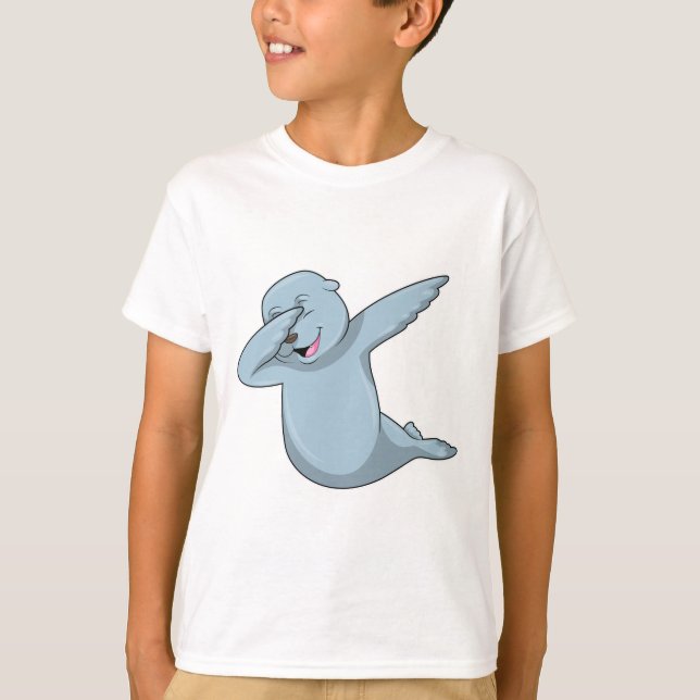 Seal at Hip Hop Dance Dab T-Shirt (Front)