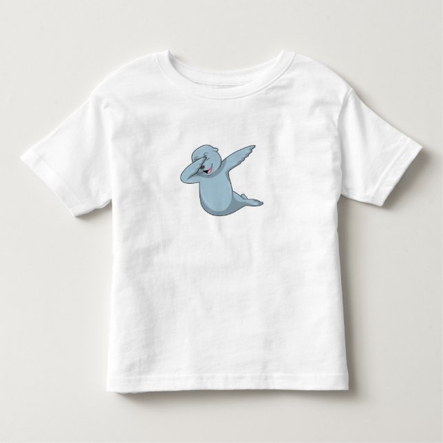 Seal at Hip Hop Dance Dab Toddler T-shirt (Front)