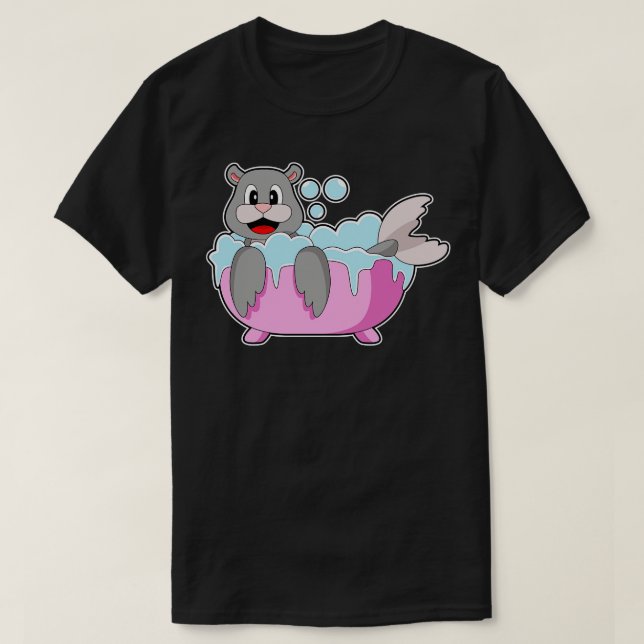 Seal Bathtub T-Shirt (Design Front)