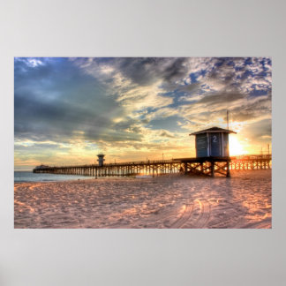 Seal Beach, CA canvas Poster