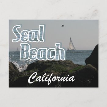 Seal Beach  California Postcard by Brookelorren at Zazzle