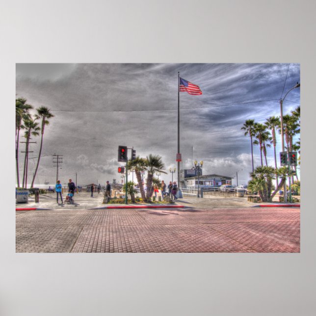 Seal Beach California Poster (Front)