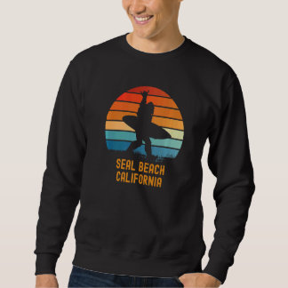 Seal Beach  California Sasquatch Souvenir Sweatshirt