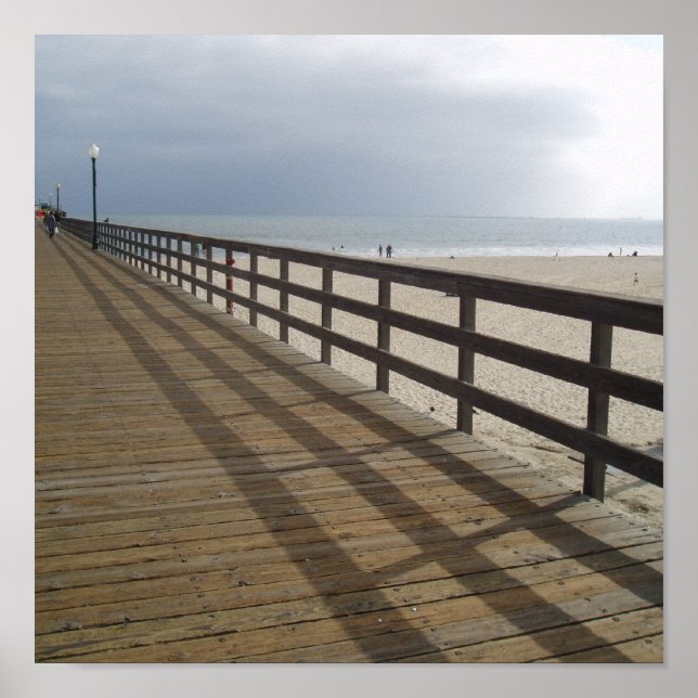 Seal Beach Pier Poster (Front)