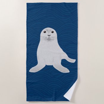 Seal Beach Towel by ellejai at Zazzle