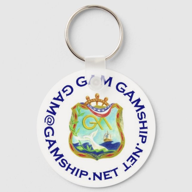 seal blue keychain (Front)