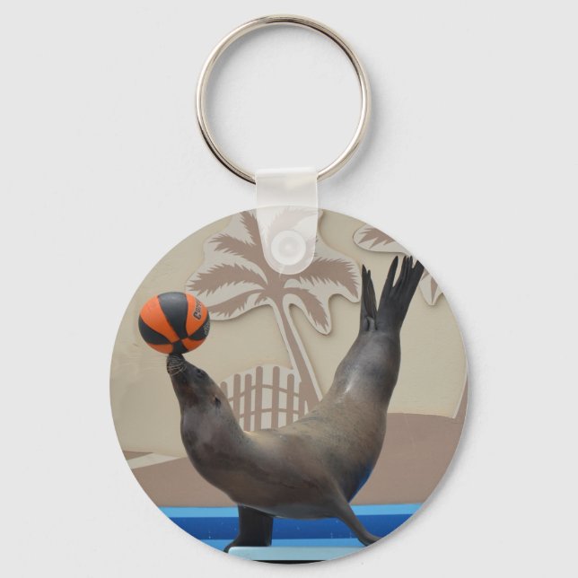 Seal (California Sea Lion) Keychain (Front)