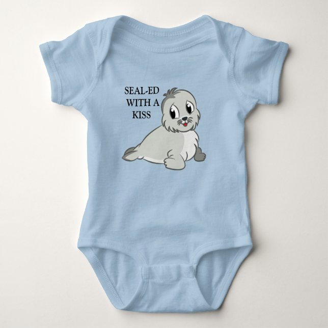Seal-ed T-Shirt Baby Bodysuit (Front)
