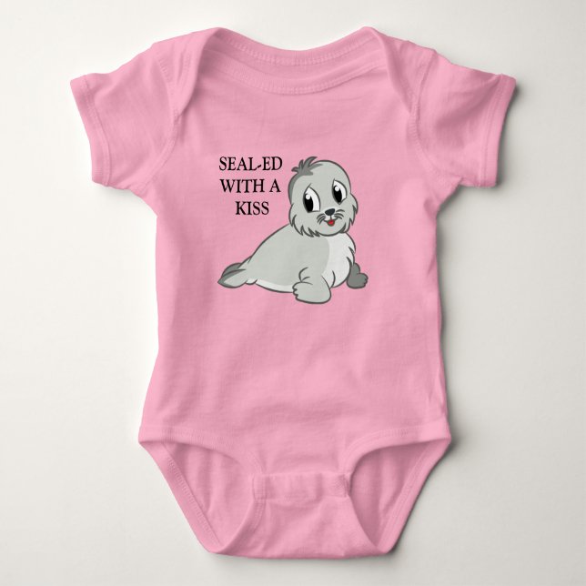 Seal-ed T-Shirt Baby Bodysuit (Front)