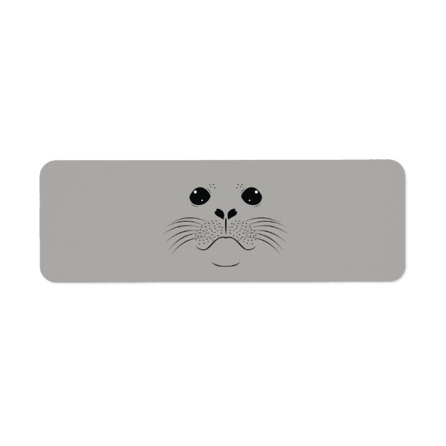 Seal face silhouette label (Front)