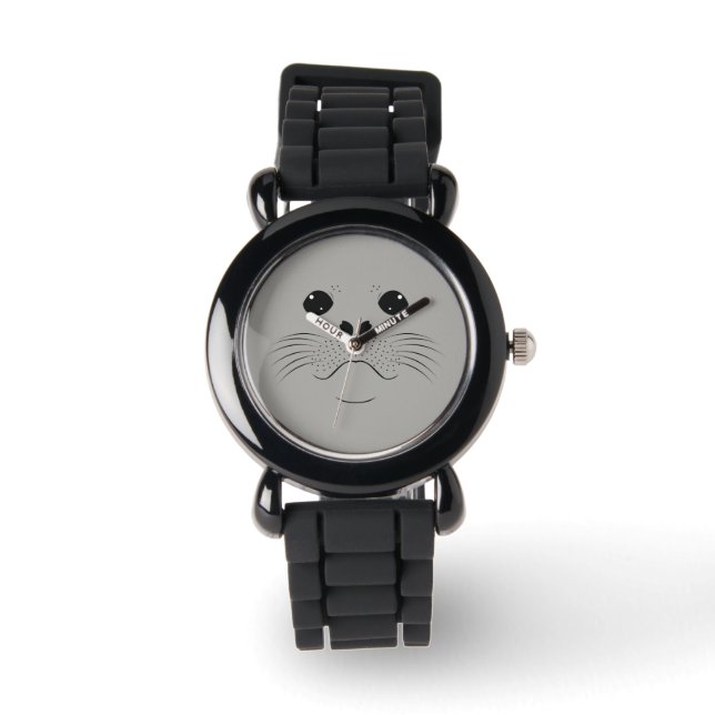 Seal face silhouette watch (Front)