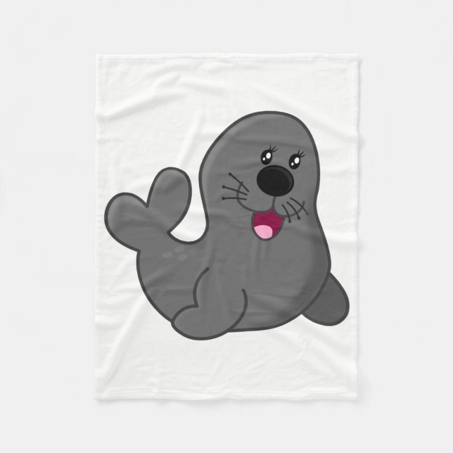 Seal Fleece Blanket (Front)