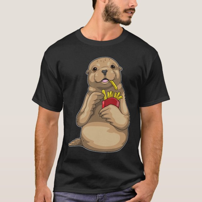 Seal French fries T-Shirt (Front)