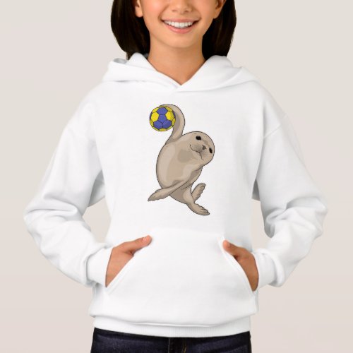 Seal Handball player Handball Hoodie