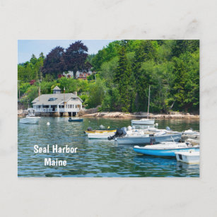 Seal Harbor in Maine Postcard