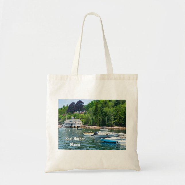 Seal Harbor in Maine Tote Bag (Front)