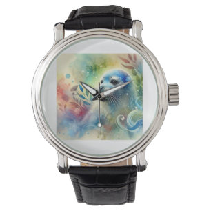 Seal in sunlight 151024AREF146 - Watercolor Watch