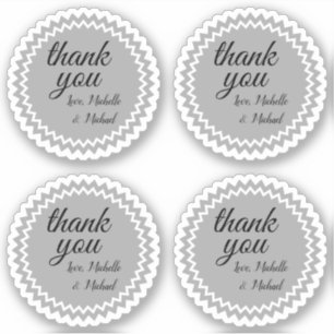 Seal Inspired Appreciative "thank you" Sticker