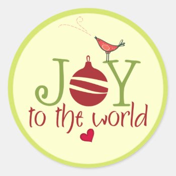 Seal It With Joy Envelope Stickers by Siberianmom at Zazzle