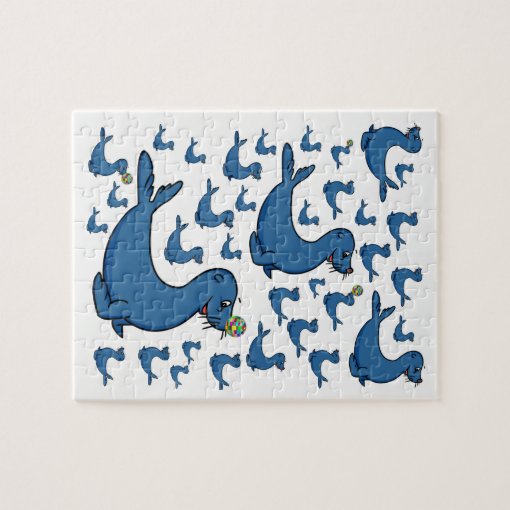 Seal Jigsaw Puzzle Zazzle