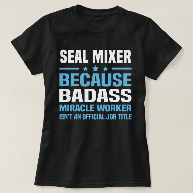 Seal Mixer T-Shirt (Design Front)