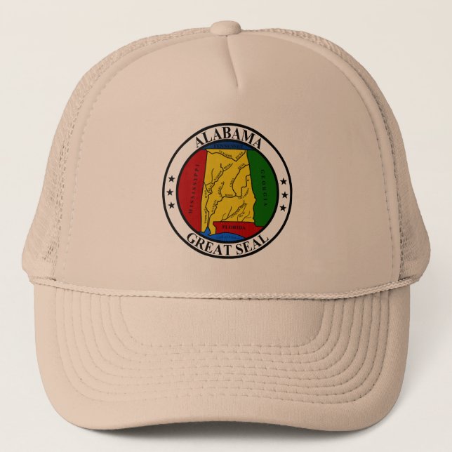 Seal of Alabama Trucker Hat (Front)