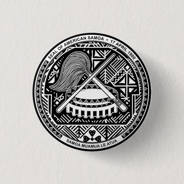 Seal of American Samoa Button (Front)