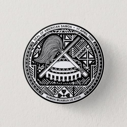 Seal of American Samoa Button