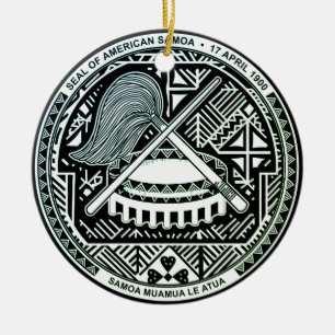 Seal of American Samoa Ceramic Ornament