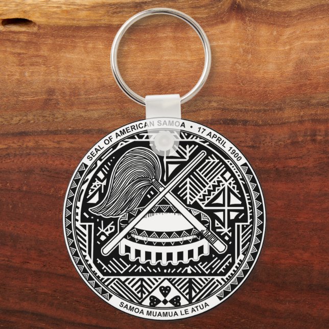 Seal of American Samoa  Keychain (Front)