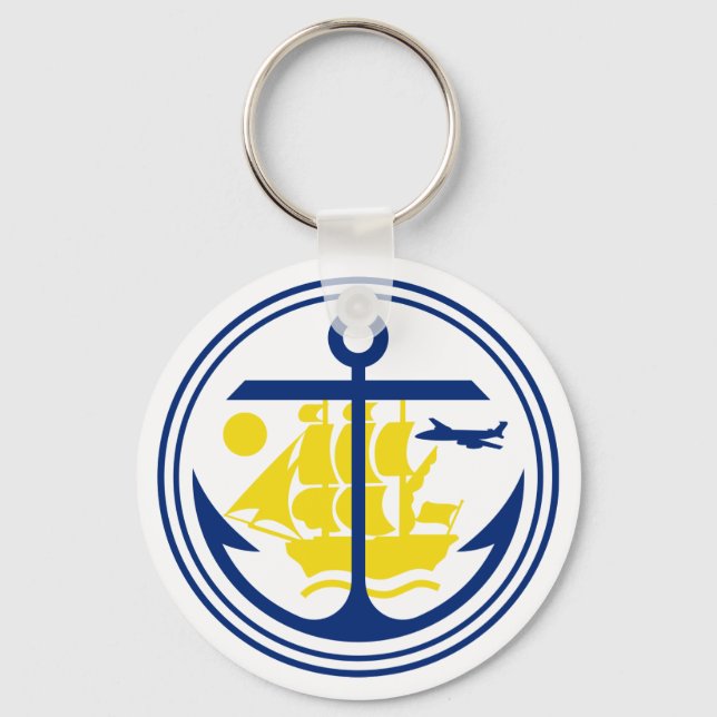 Seal of Anchorage Keychain (Front)