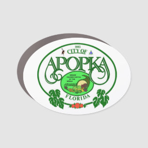 Seal of Apopka, Florida Car Magnet